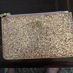Kate Spade Glitter Bug  Wristlet, Rose gold